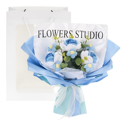 Bouquet fiori uncinetto - , rose