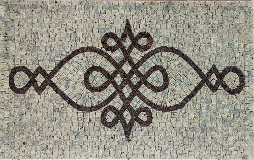 Antica roma rosone mosaico - roma",