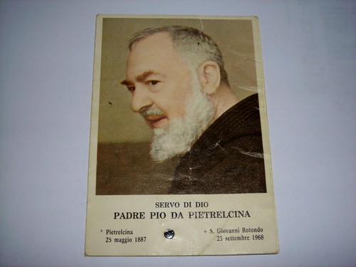Santino con reliquia holy card - santino,