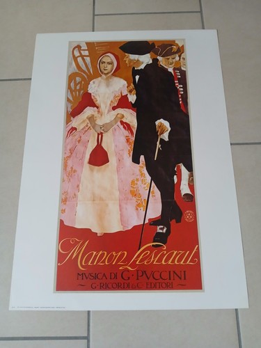 Poster vintage anni - , manon