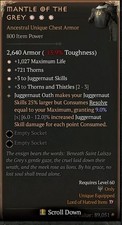 Mantel of the Grey 3GA Paladin