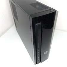 HP slim PC black sleeper gaming case chassis mini-ITX micro-ATX mATX (no PSU)