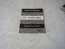 Marantz 3600 Service Manual Original