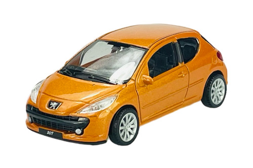 Welly peugeot 207 arancione - welly,