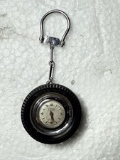 Portachiavi Con Le Orologio Funzionante Vintage Anni 70