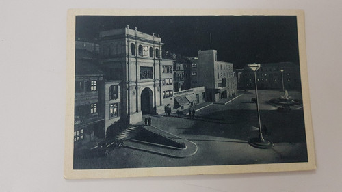 Cartolina moncalieri piazza - cartolina,