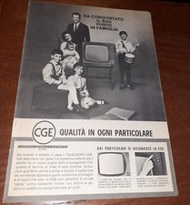 Pubblicità Televisore CGE