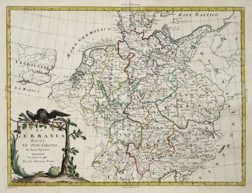 Germania originale incisione - germania,