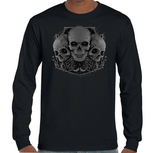 Shirt teschio uomo biker - t-shirt,