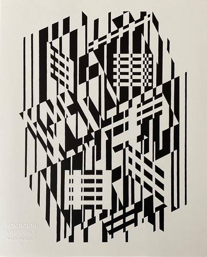 Victor vasarely 1973 warhol - vasarely, (warhol