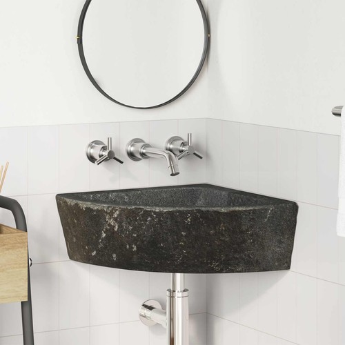 Lavabo grigio pietra fiume - lavabo, di