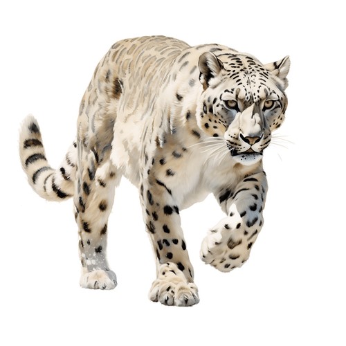 Adesivi leopardo delle nevi - leopardo,