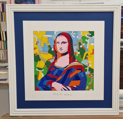 Ugo nespolo serigrafia - ugo,
