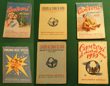 ITALIAN SONGS 1950s 6 x