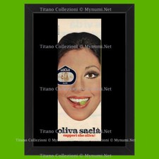 Anni '70  * Pubblicità Originale "Oliva Saclà, Capperi Che Oliva!" Cornice
