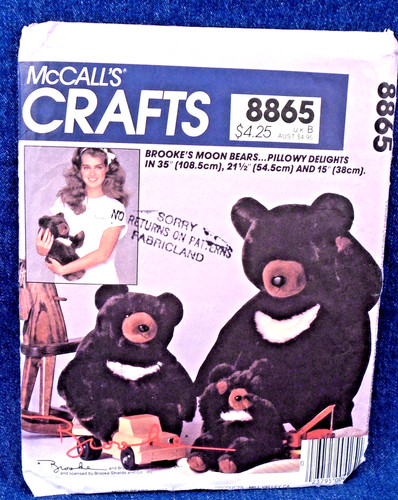 Peluche vintage mccalls - vintage,