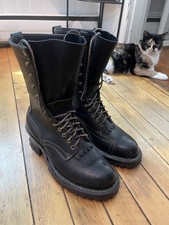 Stivali bianchi Lineman Pro (pericolo elettrico) 9E punta acciaio pelle costruiti per durare 