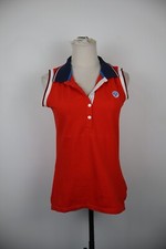 NORTH SAILS POLO MAGLIA SMANICATA COTONE DONNA TG M WOMAN CASUAL VINTAGE T-SHIRT