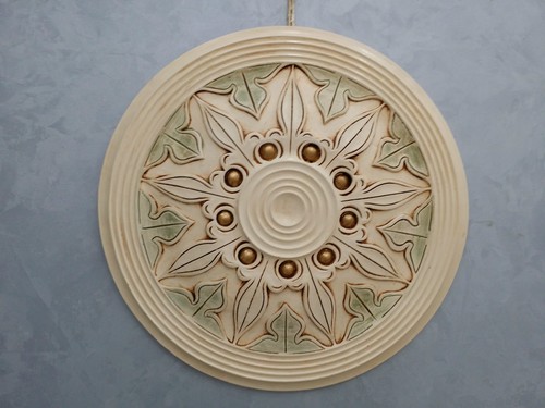 Rosoni gesso decorato - in,