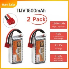 2x Batteria LiPo 11.1V 3S