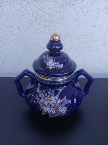 Zuccheriera vintage blu - vintage,