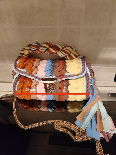 Borsa uncinetto fatta mano - borsa,