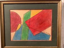 Luigi Veronesi, pittura astratta del 1986, Italia