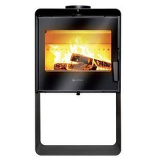 Stufa a legna Caminetti Montegrappa ELODIE 8kW in acciaio a convezione naturale