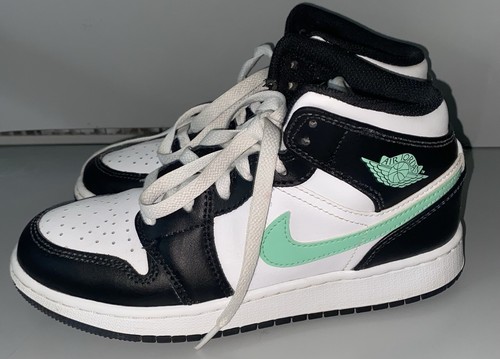 Air jordan mid green - 1, glow