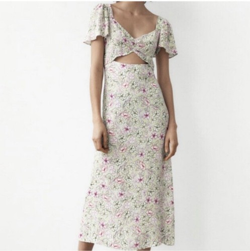Abito estivo zara bianco - zara, verde