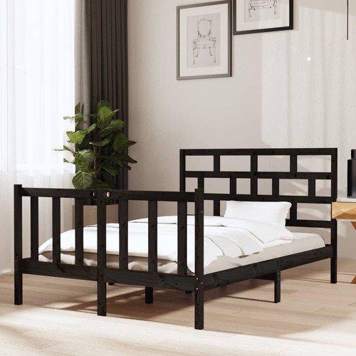 Vidaxl giroletto nero legno - vidaxl, in