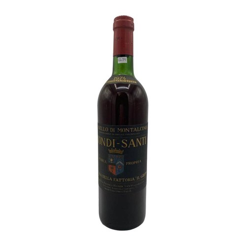 Vintage bottle biondi santi - vintage,