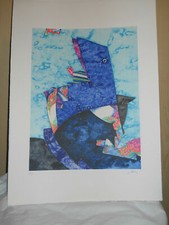 GIANNI DOVA SERIGRAFIA FIRMATA DAVANTI PROVA D'ARTISTA