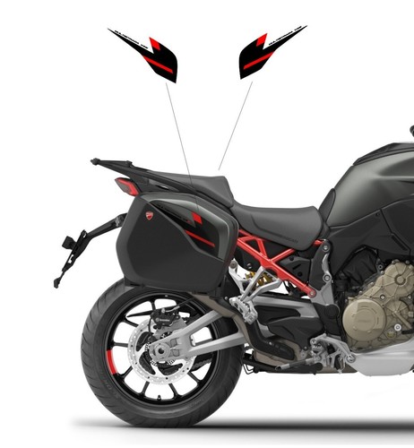 Adesivi rosso neri per cover - neri,