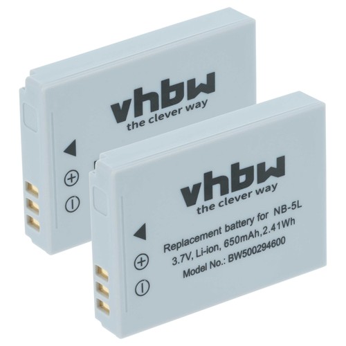 Batteria per canon digital - 2x,