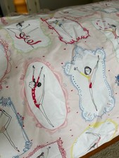 Piumino ballerina rosa/bianco