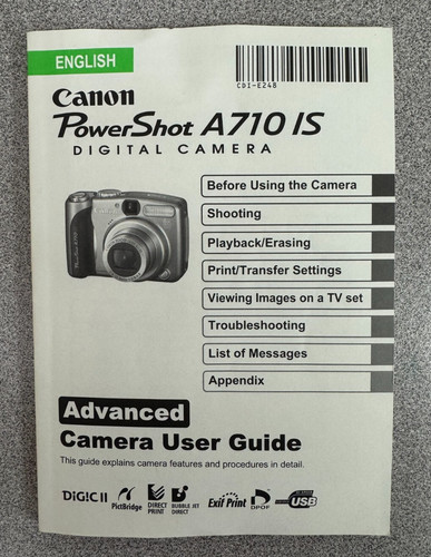 Canon powershot a710 - canon,