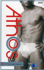 Slip da uomo con elastico interno in puro cotone  100% New Age 6060 mutanda