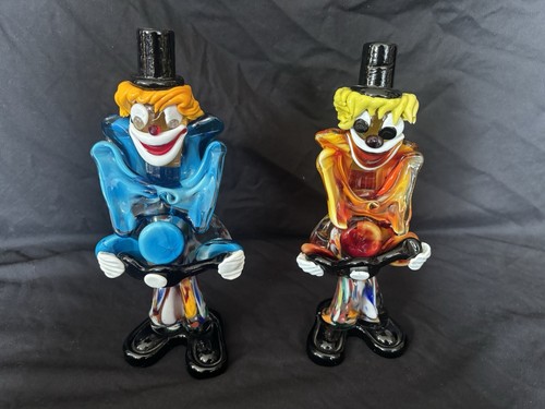Statuine vetro clown - statuine,