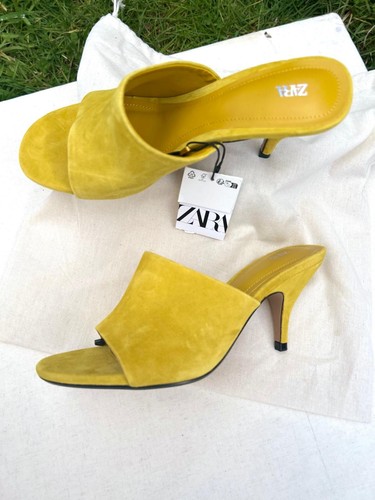 Sandali zara mules - sandali, pelle
