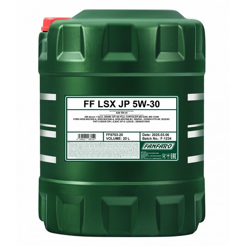 Fanfaro lsx 30 olio - lsx, 5w-30
