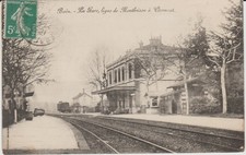 CPA BOËN  (42) LA GARE - LIGNE de MONTBRISON à CLERMONT