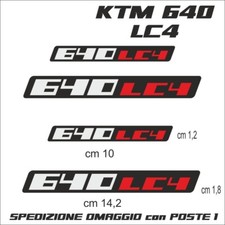 adesivi  per KTM Lc4 640 in KRISTAL