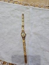 Orologio Bucherer Vintage Placato Laminato In Oro Non Funzionante 
