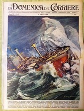La Domenica del Corriere 15 Febbraio 1959 Titanic Cardenas Cardinale Fumo Lewis