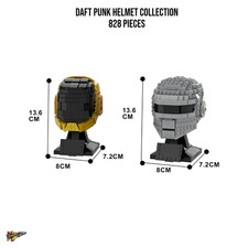 NUOVO GoBricks Daft Punk Casco