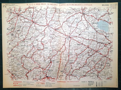 Carta geografica stradale