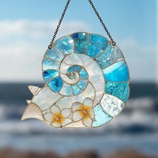Nautilus Shell Vetro Colorato
