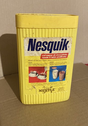 Scatola nesquik vuota vintage - scatola,