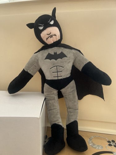 Peluche batman grigio nero - grigio,
